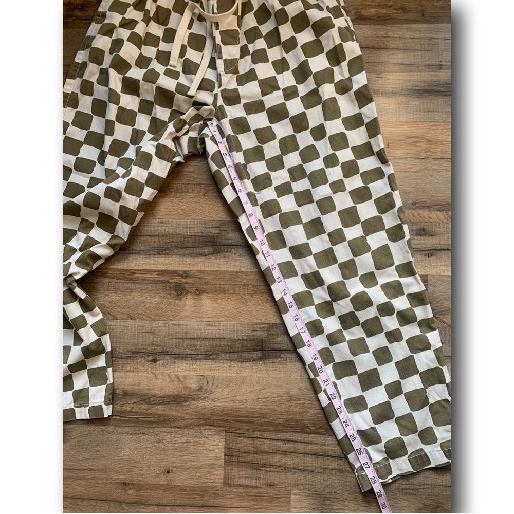 Urban Outfitters Khaki Checkerboard Beach Pants Size-Xl - Picture 9 of 10